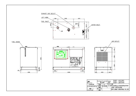Дизельный генератор Toyo TKV-20TPC