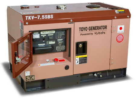 Дизельный генератор Toyo TKV-7.5SBS с АВР