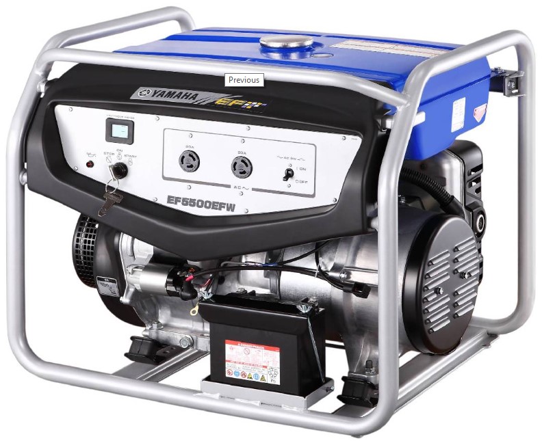 Бензиновый генератор Yamaha EF 5500 EFW