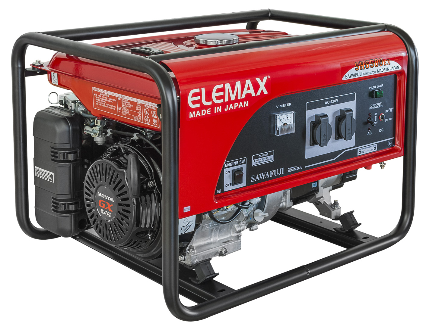 Бензиновый генератор Elemax SH 6500 EX-RS с АВР